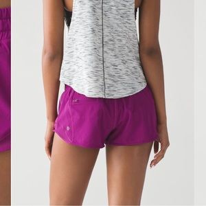 Lululemon hotty hot shorts in pink